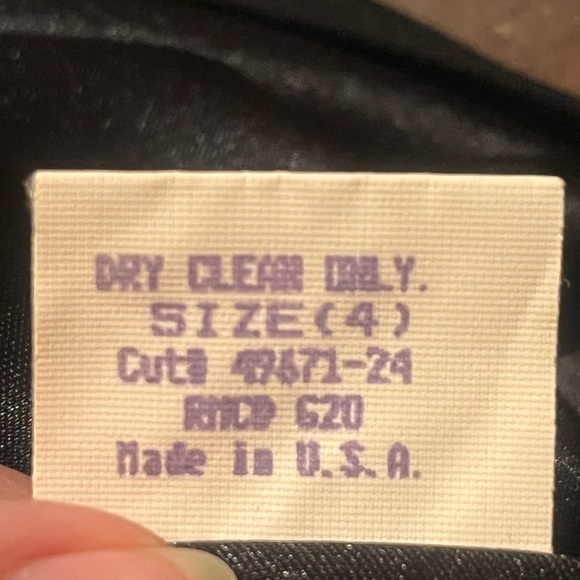 Compliance Elegance Women’s floor length black dress w/thin straps& side zip - Picture 3 of 8